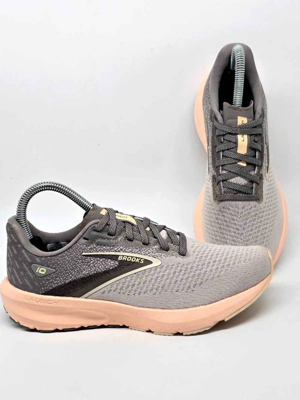 Brooks Launch 10 1203981B179 Gray Running Sneakers Shoes Women's Size 6M B